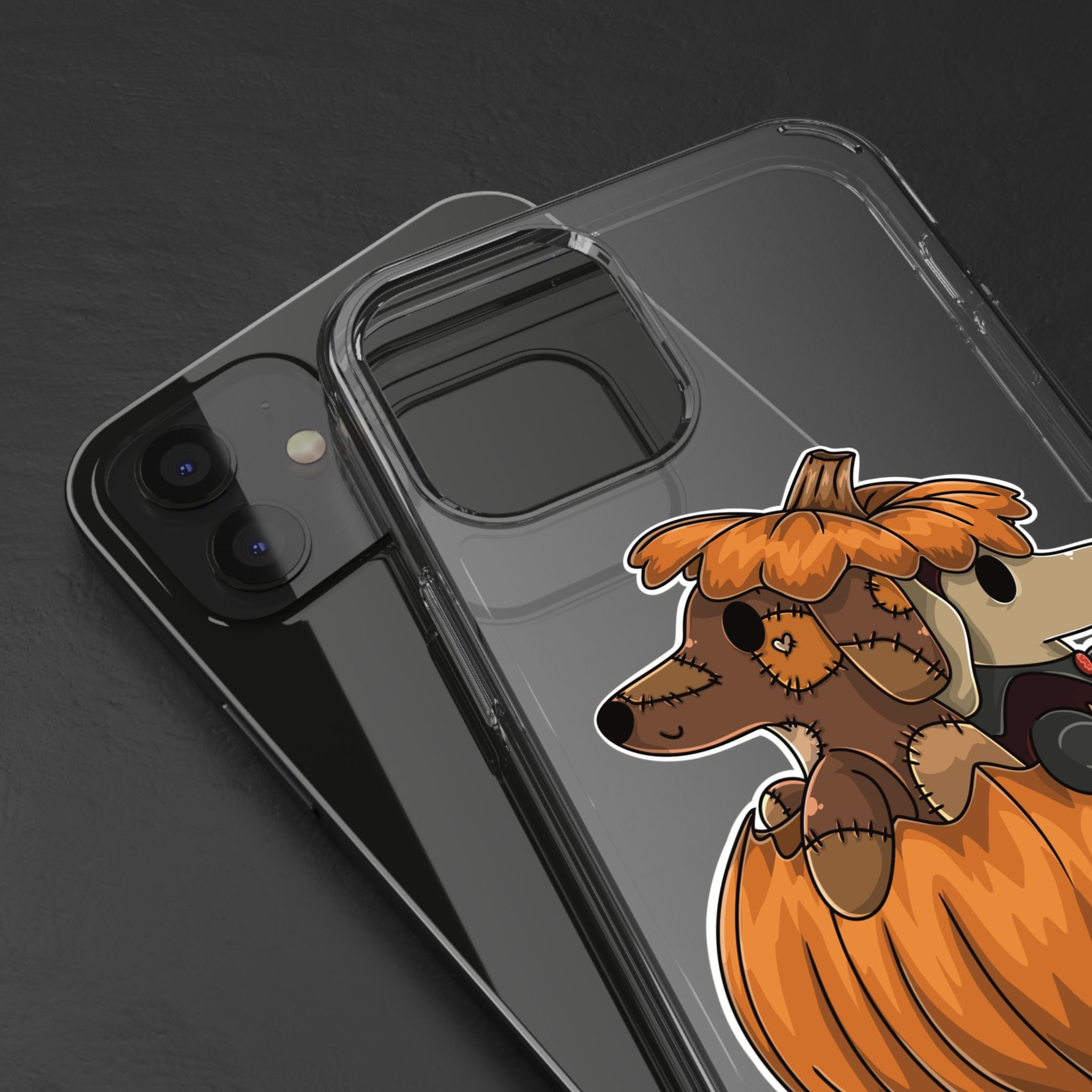 Halloweenie Clear Case