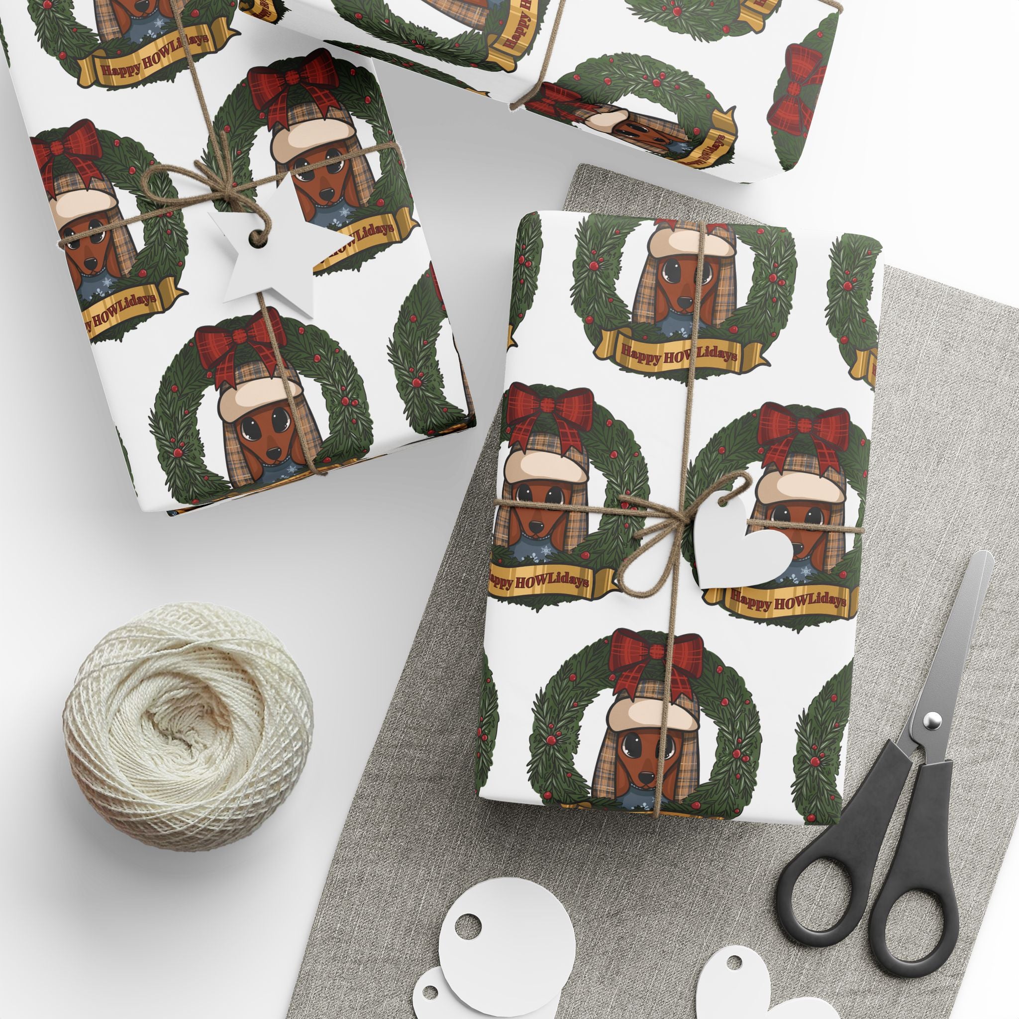Howliday Hat Wrapping Paper