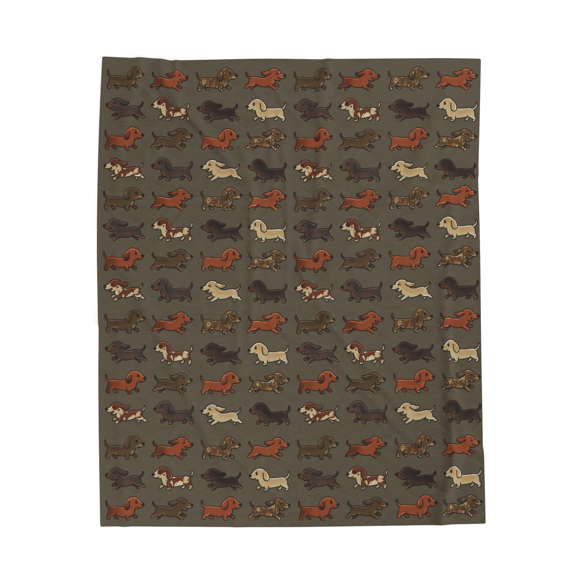 Running Weenies Plush Blanket