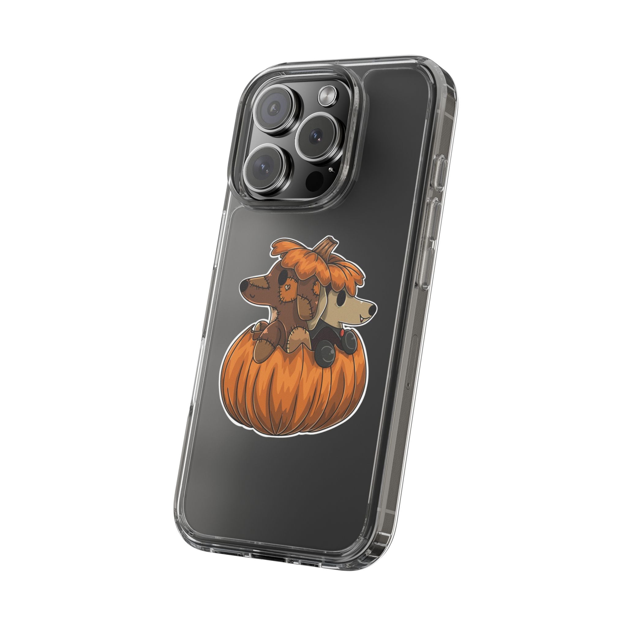 Halloweenie Clear Case