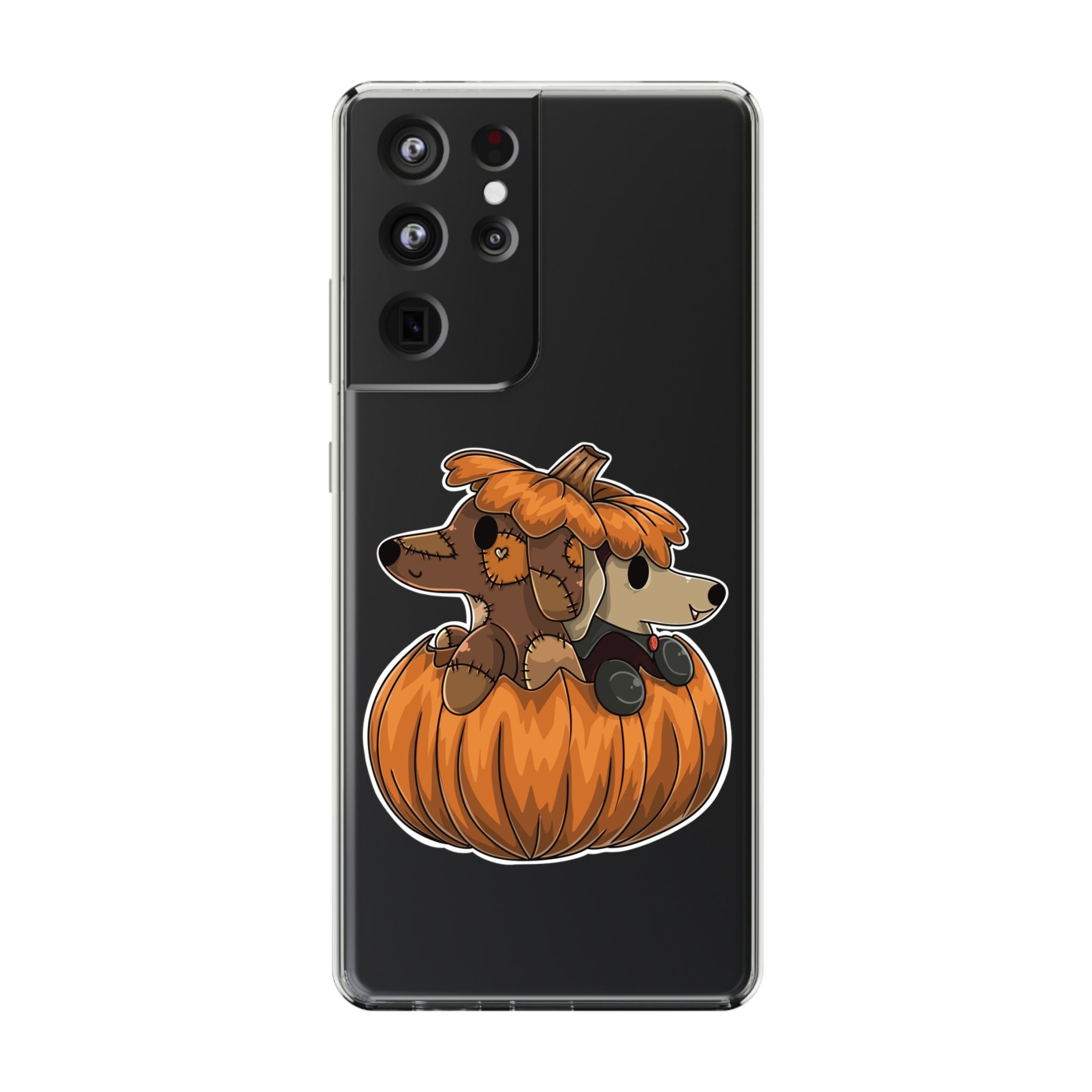 Halloweenie Clear Case
