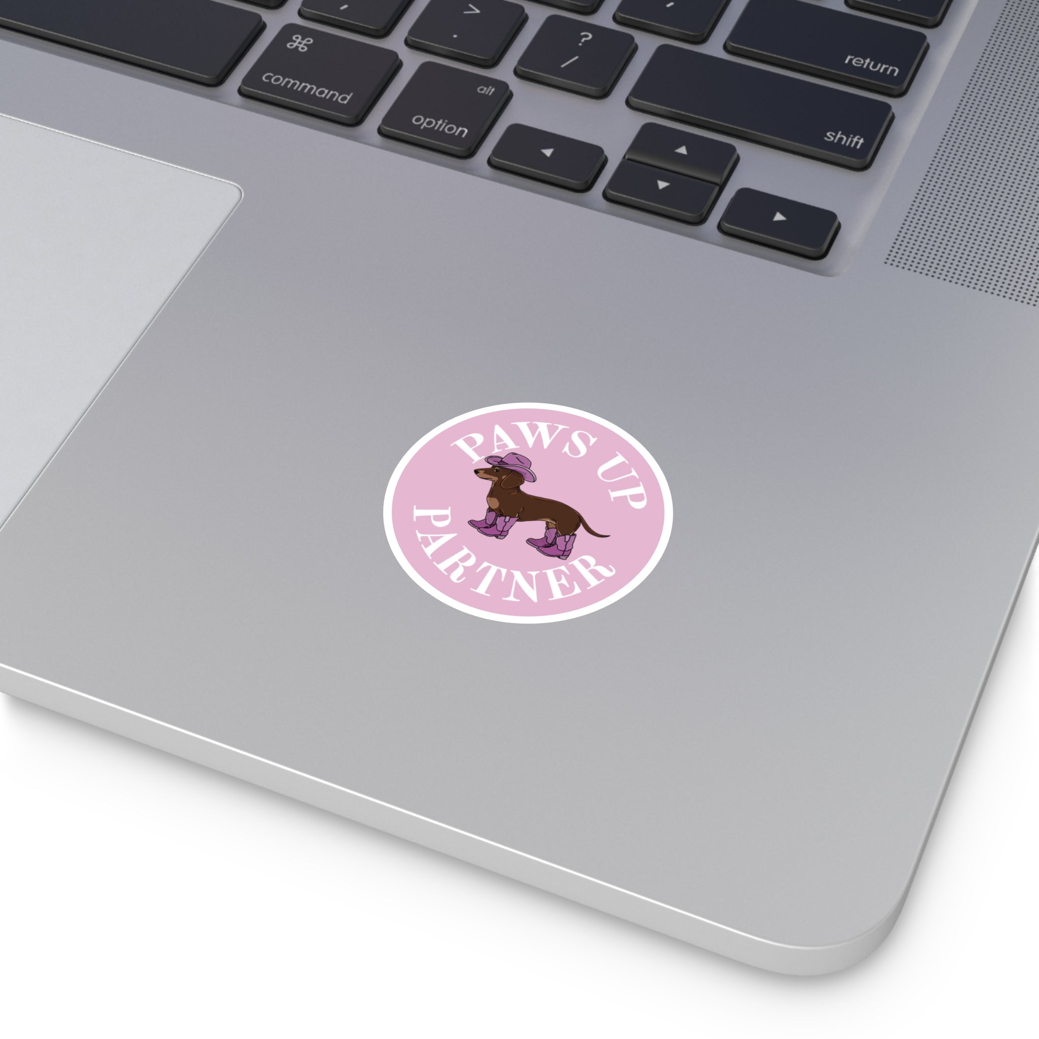 Paws Up Decal, Pink