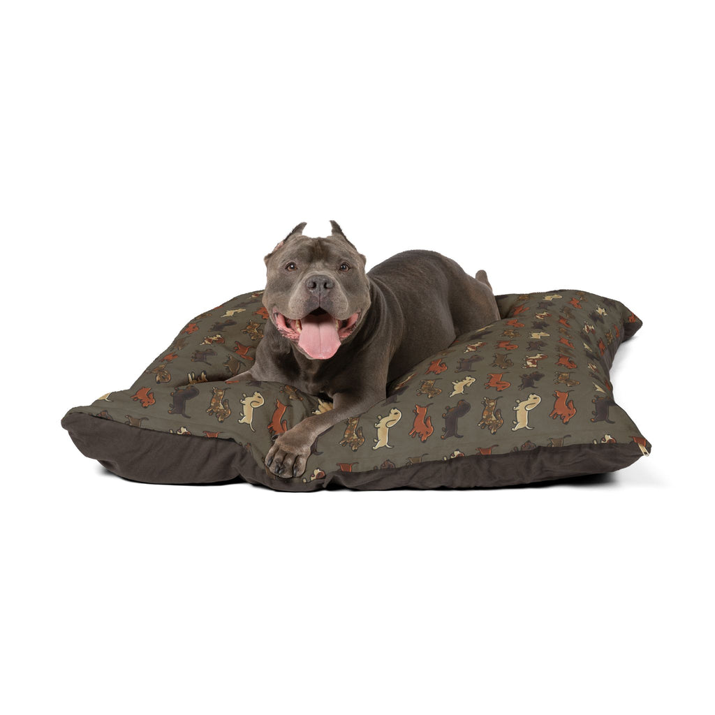 Running Weenies Pet Bed