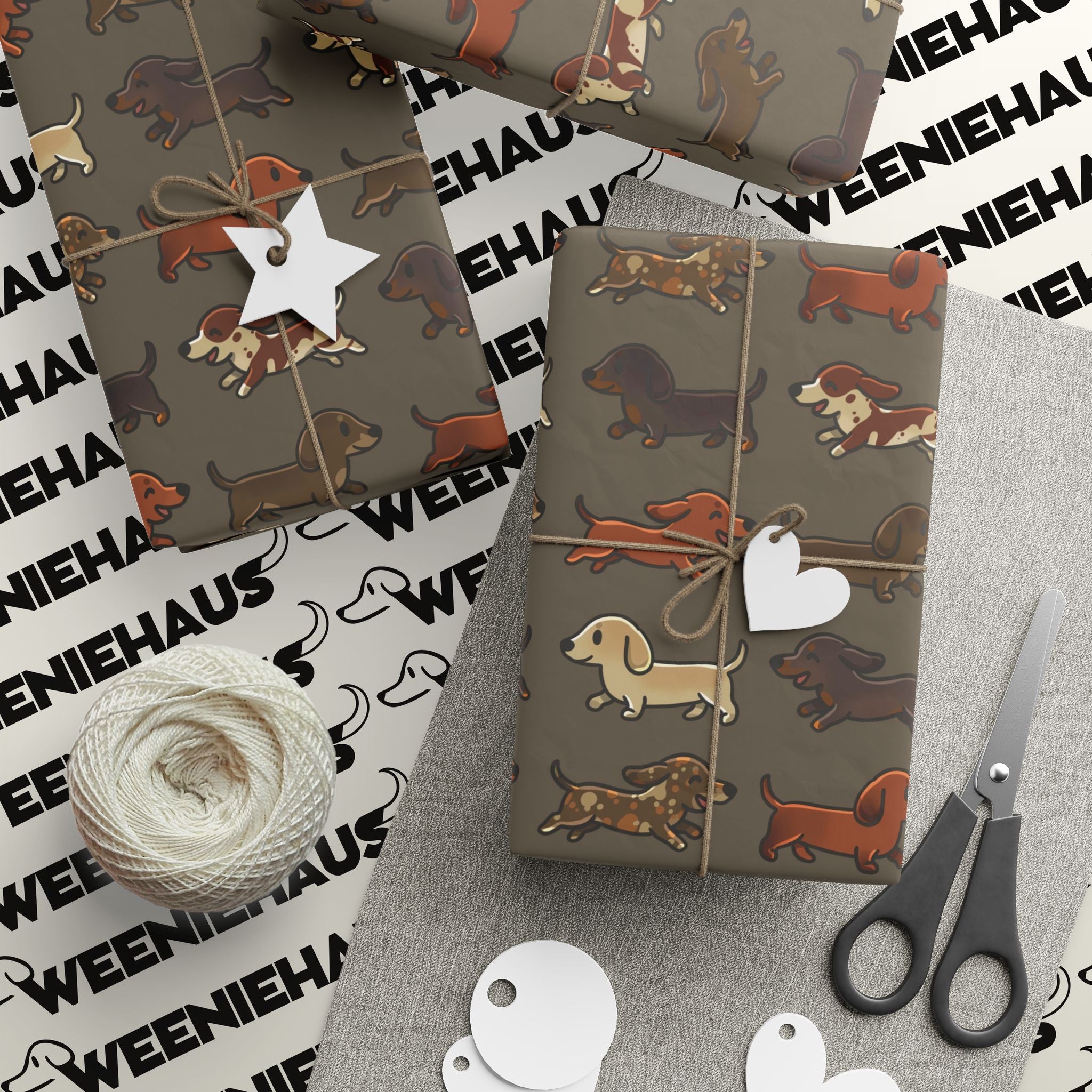 Running Weenies Wrapping Paper