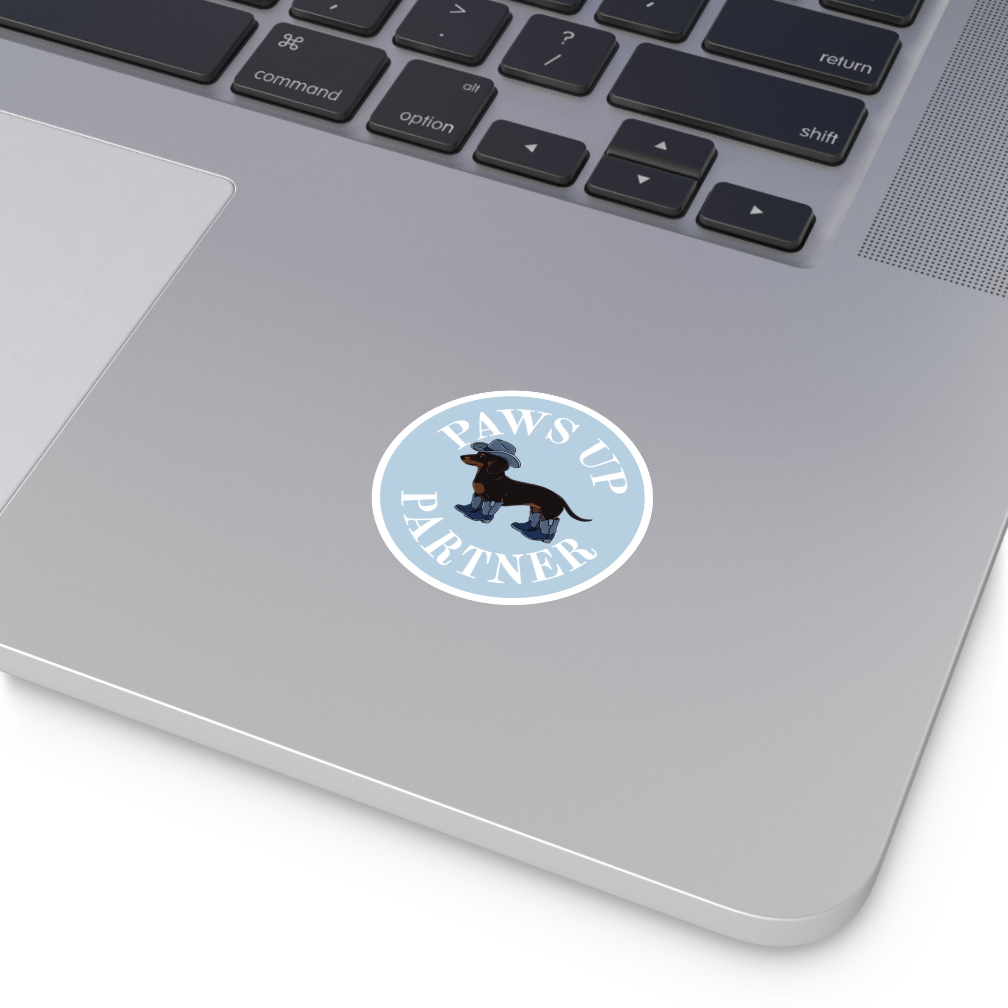 Paws Up Decal, Blue