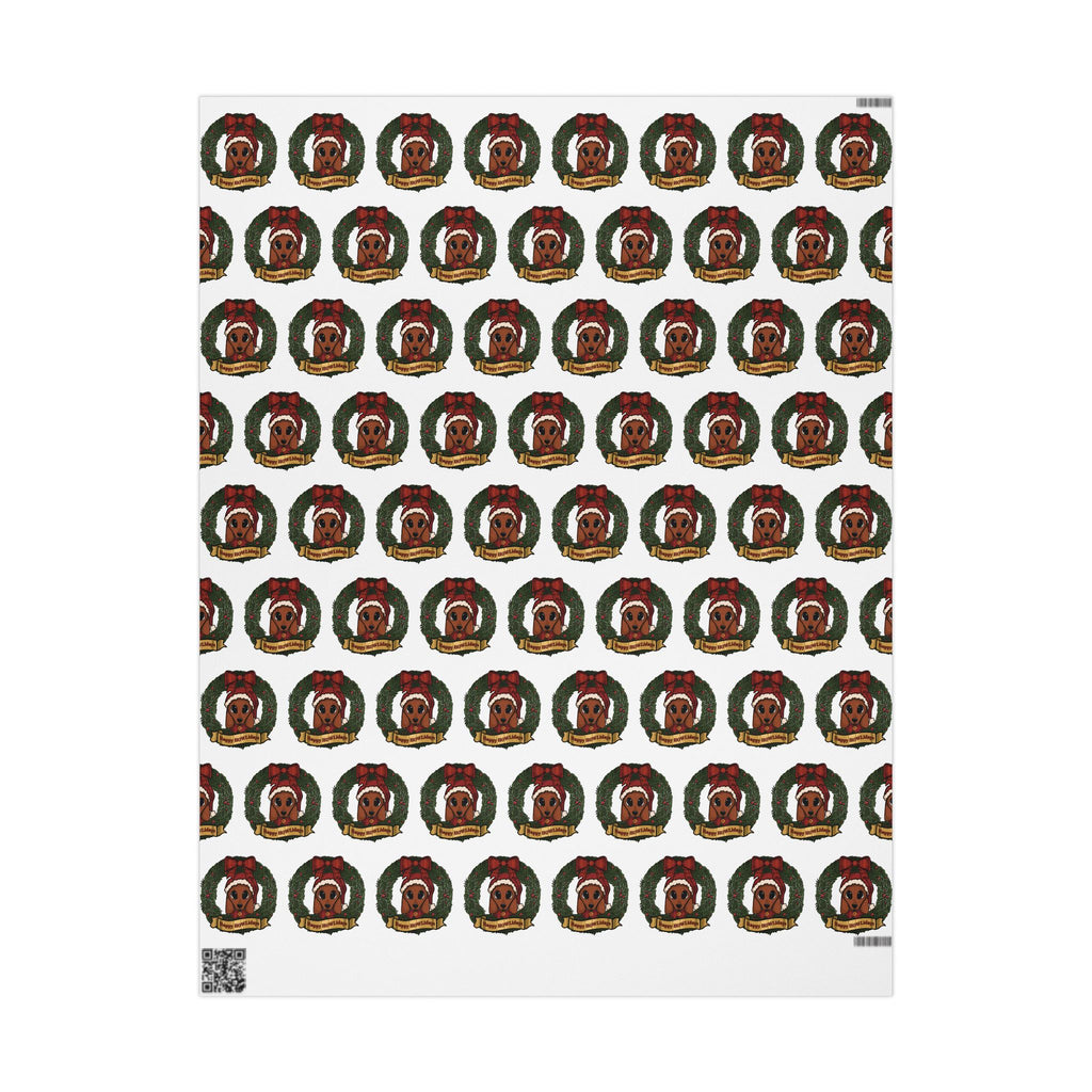 Howliday Santa Wrapping Paper