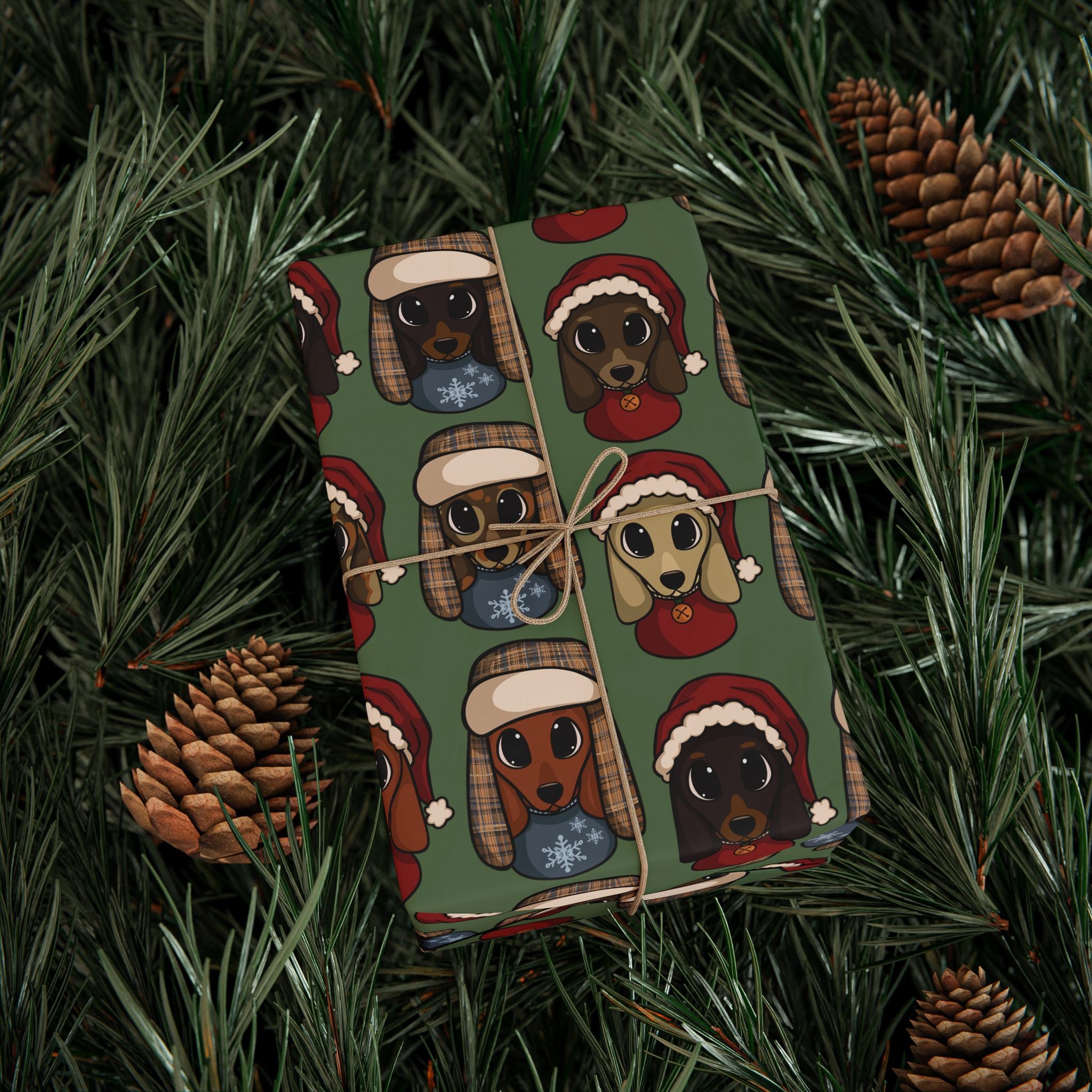 Festive Weenies Wrapping Paper