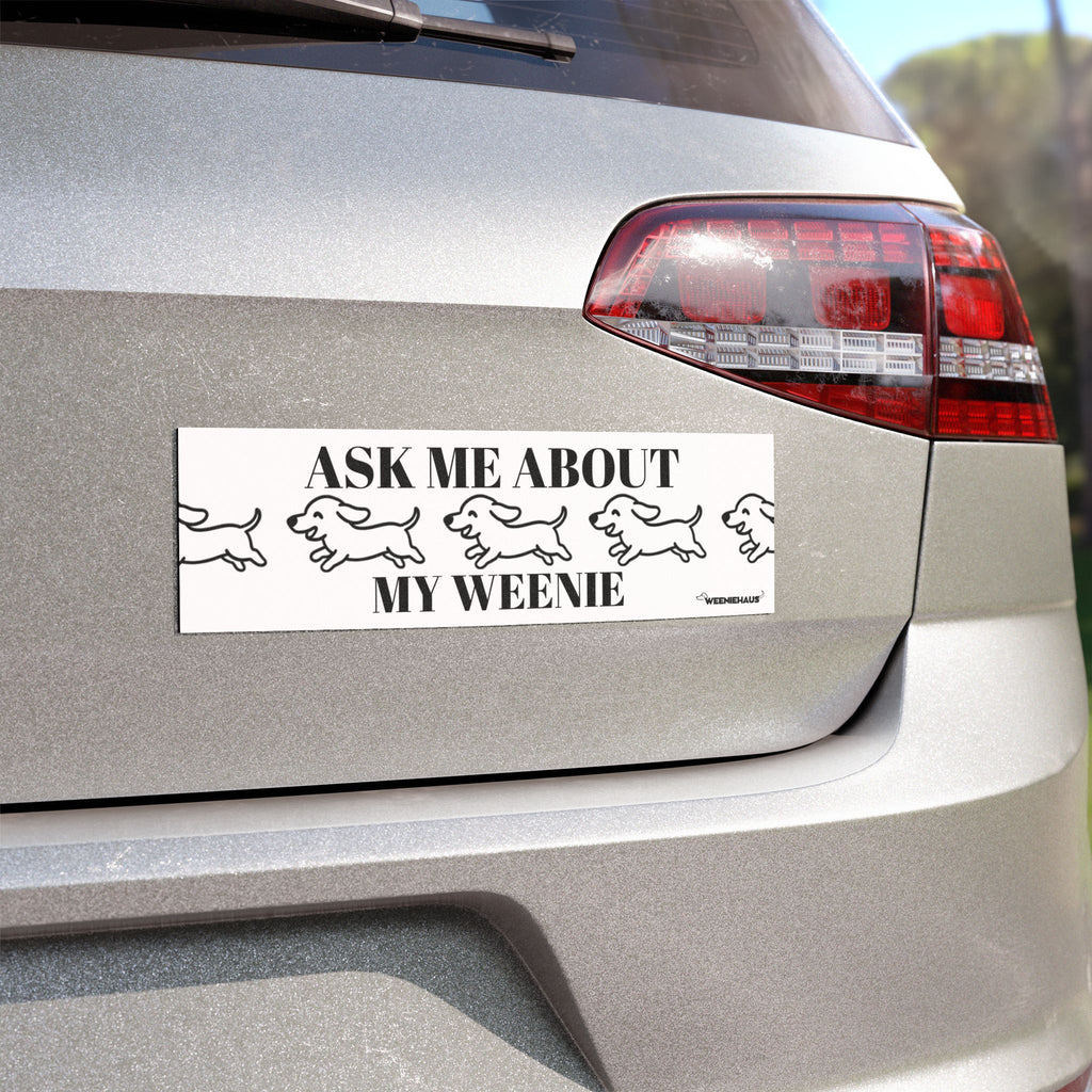 My Weenie Bumper Magnet