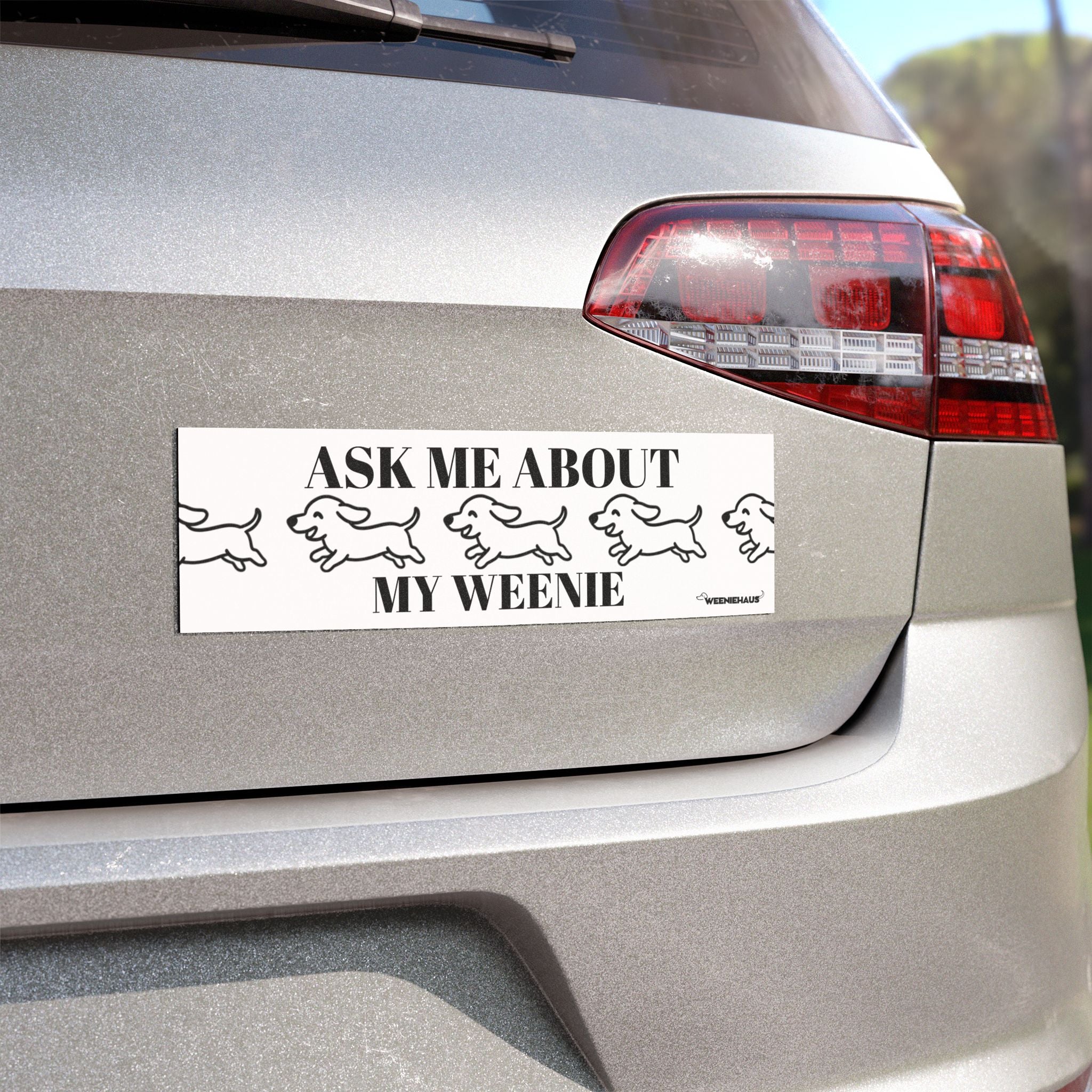My Weenie Bumper Magnet