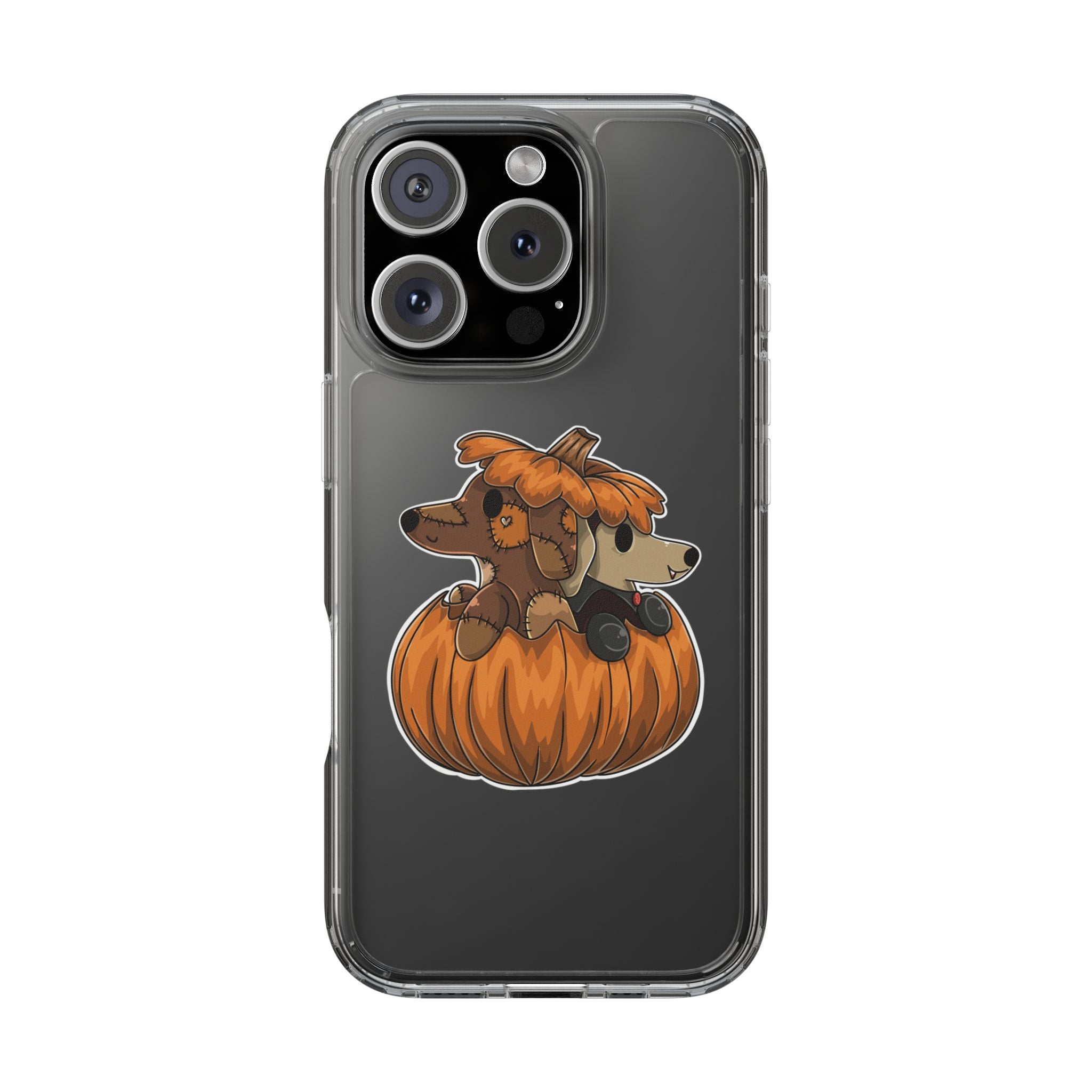 Halloweenie Clear Case